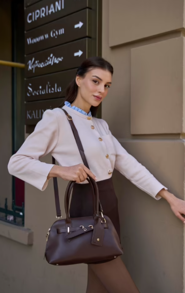 CETO “Classic Mocha Handbag”