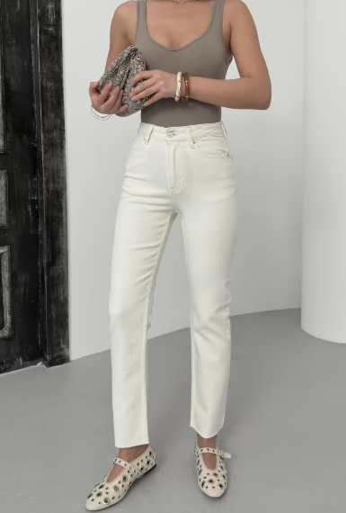 CETO “Essential Denim High Rise Jeans”
