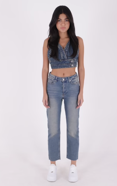 CETO “Essential Denim High Rise Jeans”